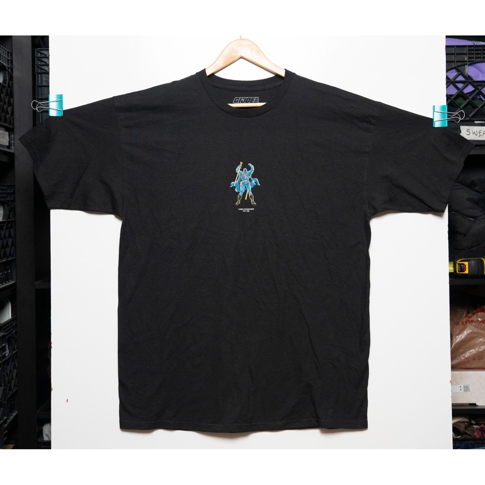 NWOT G.I.‎ Joe Shoe Palace Cobra Commander Black Graphic T-Shirt Men's Size XL